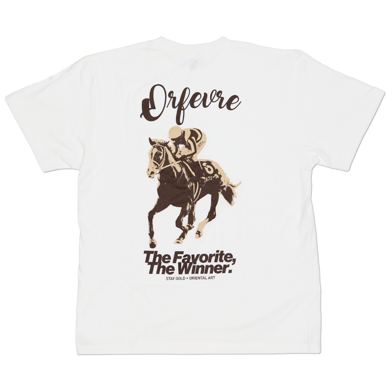 3DワッペンTシャツ【オルフェーヴル/ホワイト】 | カテゴリー一覧