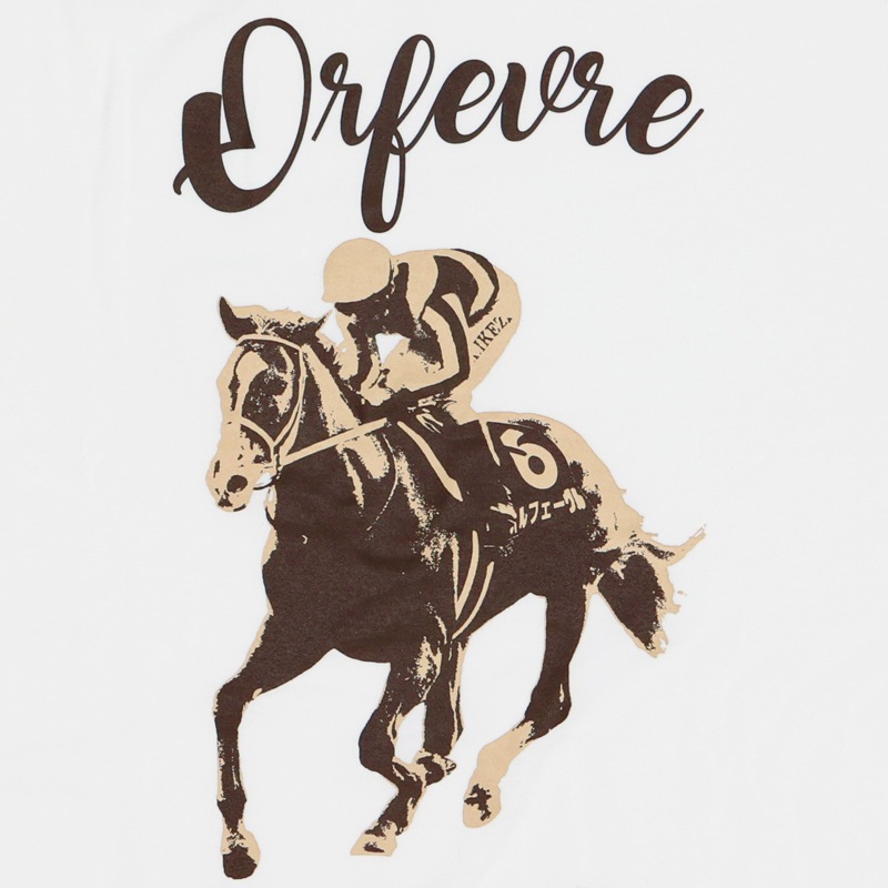 3DワッペンTシャツ【オルフェーヴル/ホワイト】 | カテゴリー一覧