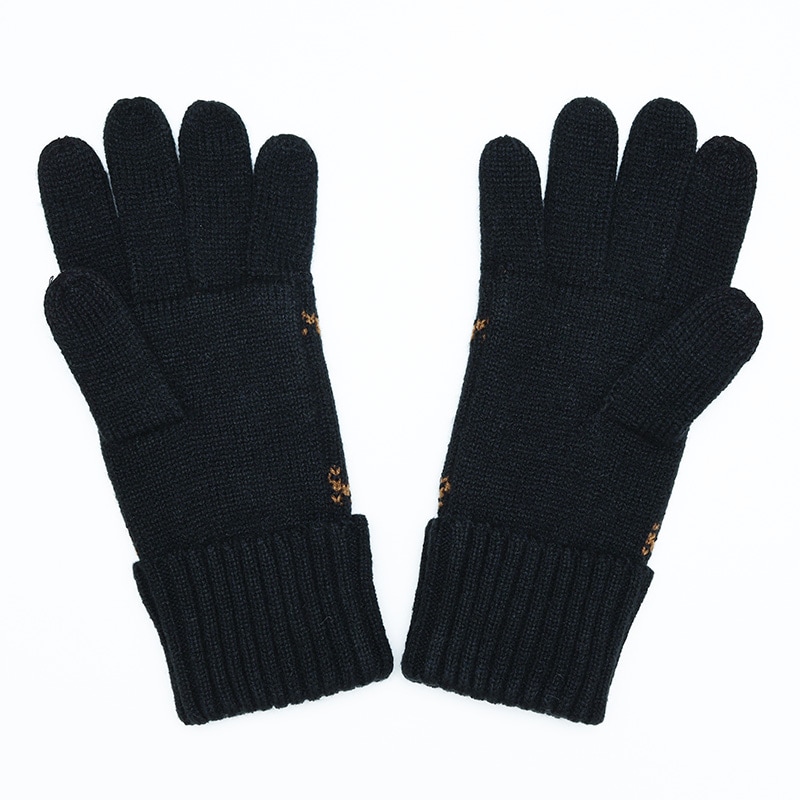 スマホ対応手袋【ブラック×ブラウン】 | カテゴリー一覧,キャップ