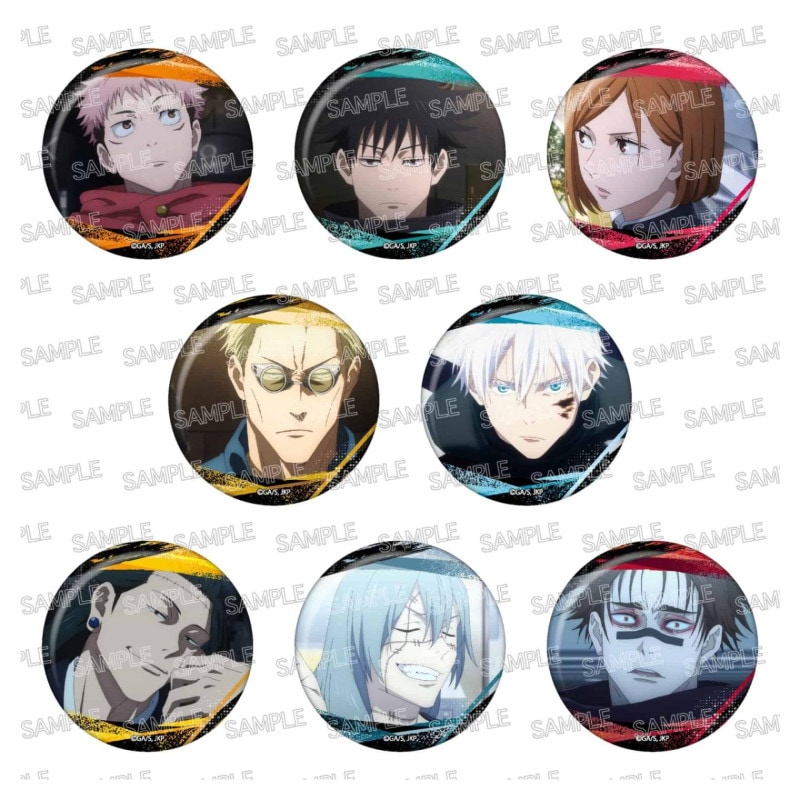 呪術廻戦 真人 ホログラム 缶バッジ cafe 2 呪術廻戦 百面相缶バッジVol.