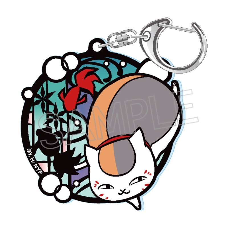 夏目友人帳 切り絵シリーズ セレクション vol.1 グリッターキーホルダー 金魚