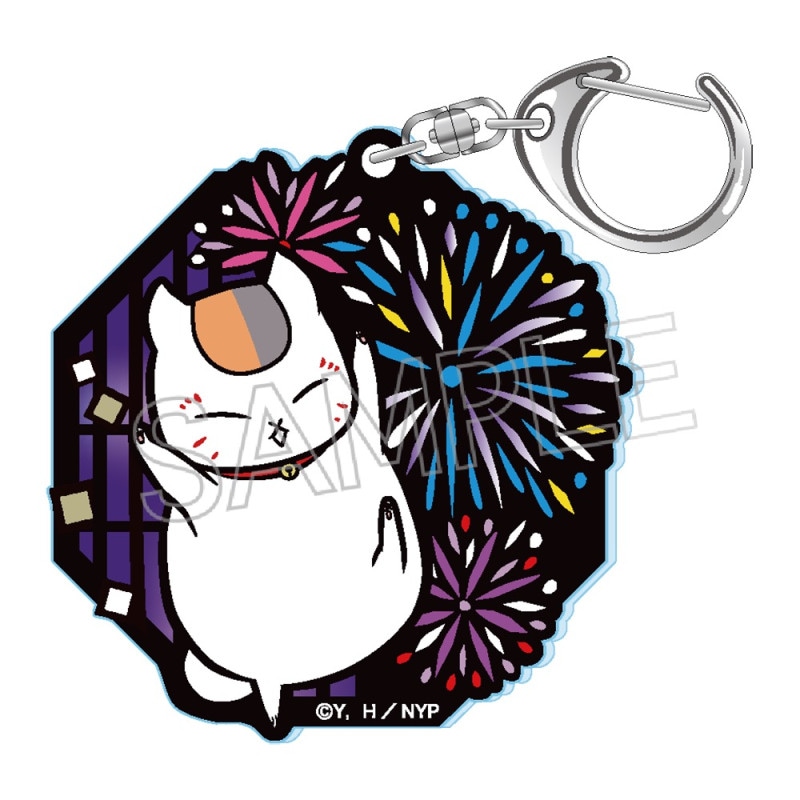 夏目友人帳 切り絵シリーズ セレクション vol.1 グリッターキーホルダー 花火