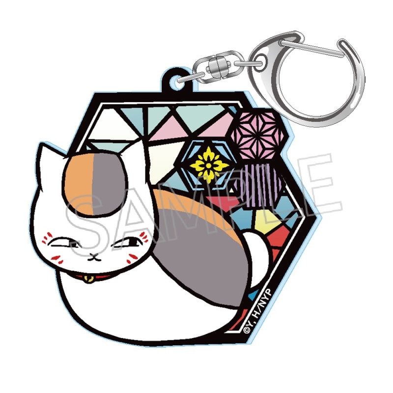 夏目友人帳 切り絵シリーズ セレクション vol.1 グリッターキーホルダー 和モダン(亀甲紋様)