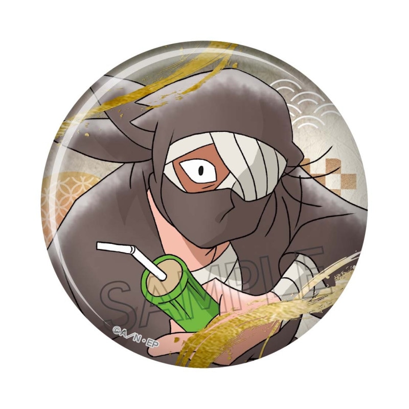 忍たま乱太郎 箔押し缶バッジ 雑渡昆奈門 | 忍たま乱太郎 | ツインクル