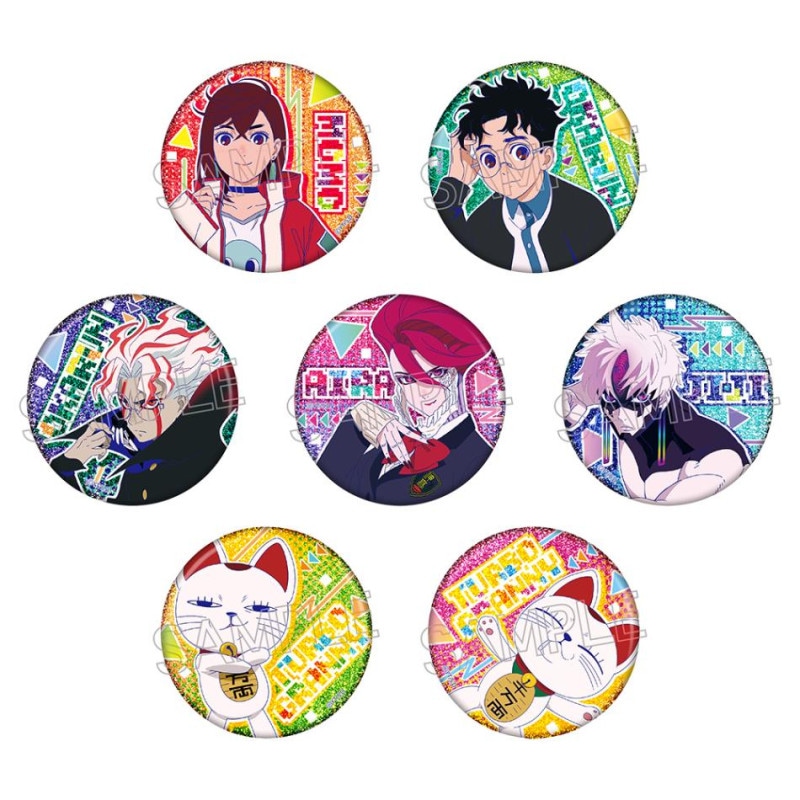 【新品未開封】ダンダダン ビビットライン缶バッジ コンプリート 7個セット TVアニメ『ダンダダン』 ビビッドライン キラキラ缶バッジ BOX