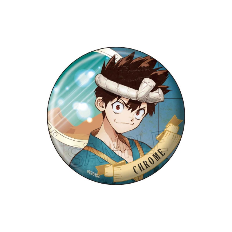 ＊Dr.STONE　ヴィンテージシリーズ　缶バッジ Vol.2　クロム