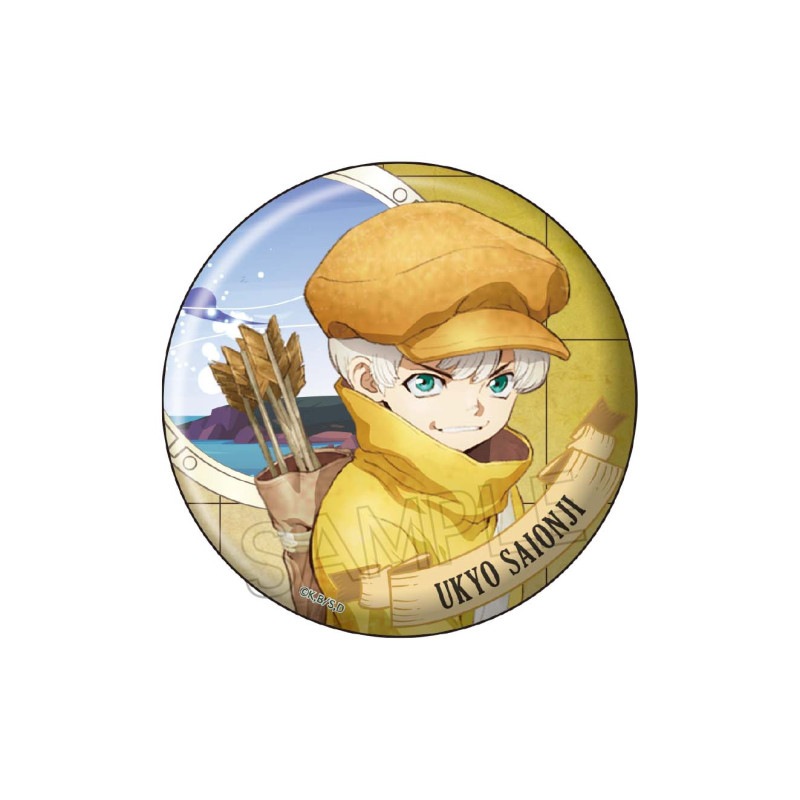 ＊Dr.STONE　ヴィンテージシリーズ　缶バッジ Vol.2　西園寺羽京