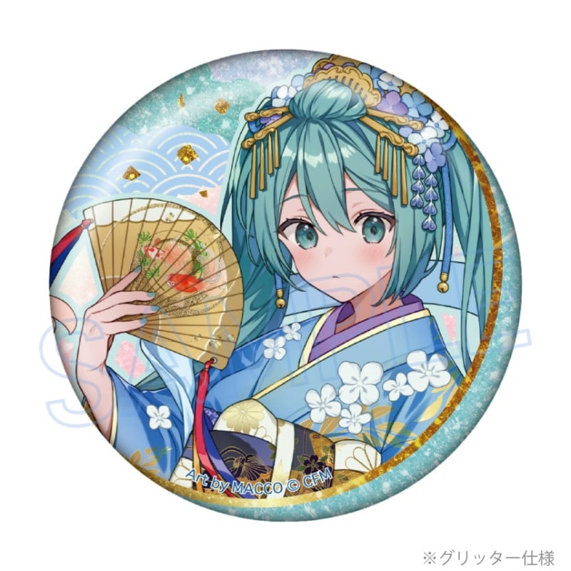 事後通販】初音ミク 百鬼夜行 ～麗宴～ グリッターBIG缶バッジ B