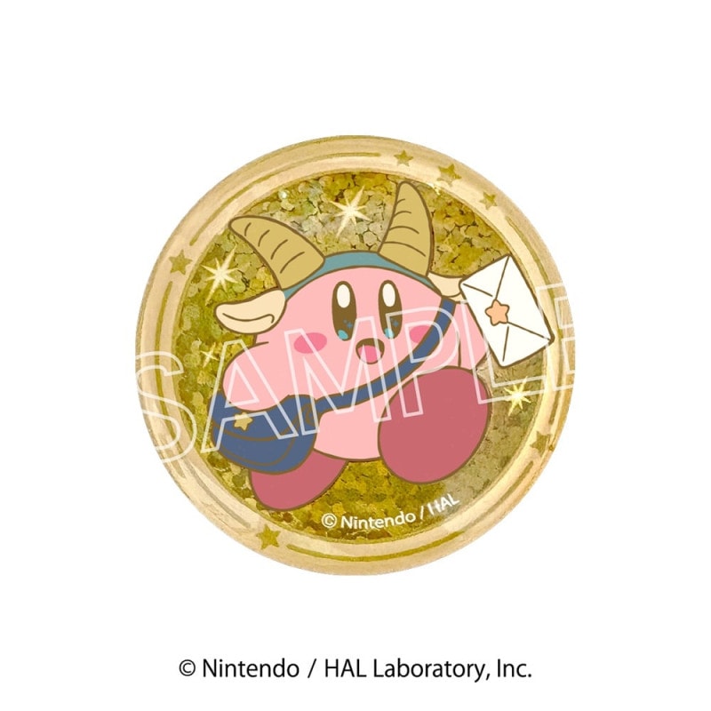 星のカービィ KIRBY ホロスコープ・コレクション キラキラガラスマグネット　J やぎ座