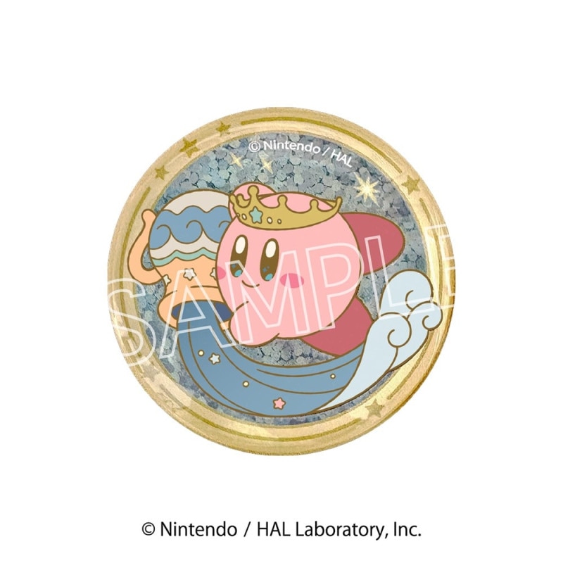 星のカービィ KIRBY ホロスコープ・コレクション キラキラガラスマグネット　K みずがめ座