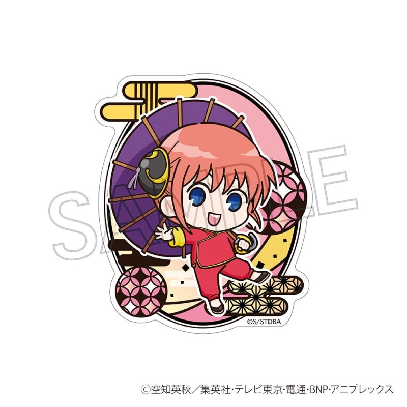 *銀魂 切り絵シリーズ ステッカー 神楽