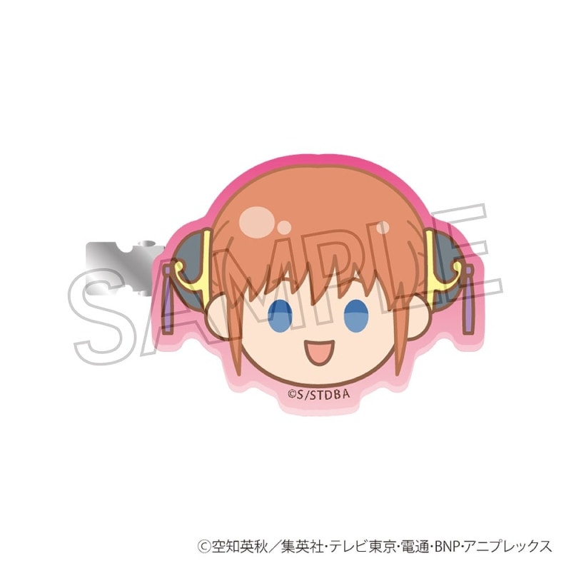 ＊銀魂 まるかお　前髪クリップ　神楽