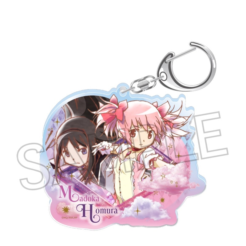 魔法少女まどか☆マギカ ヴィンテージシリーズ アクリルキーホルダー Vol.2 まどか＆ほむら
