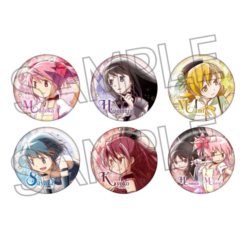 魔法少女まどか☆マギカ ヴィンテージシリーズ 缶バッジ Vol.2 BOX(6個