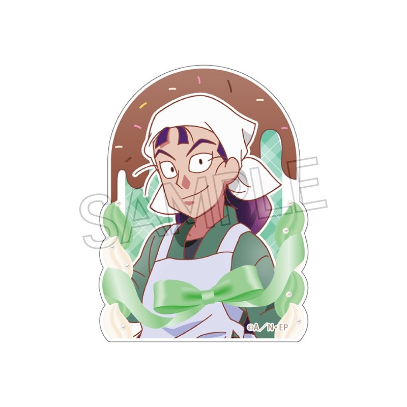 忍たま乱太郎 ステッカー -スイーツ作りの段- 立花仙蔵