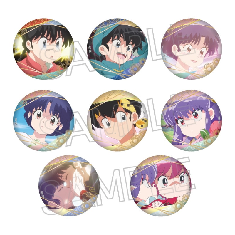 らんま1/2　箔押し缶バッジ vol.2 BOX（8個入）