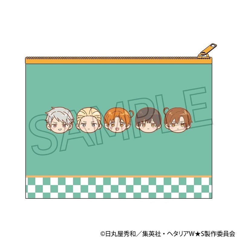 ヘタリアWorld★Stars　フラットポーチ　A