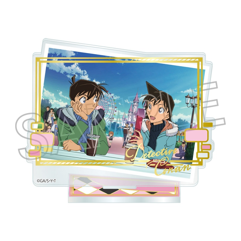名探偵コナン　箔押しアクリルスタンド 工藤 新一＆毛利 蘭