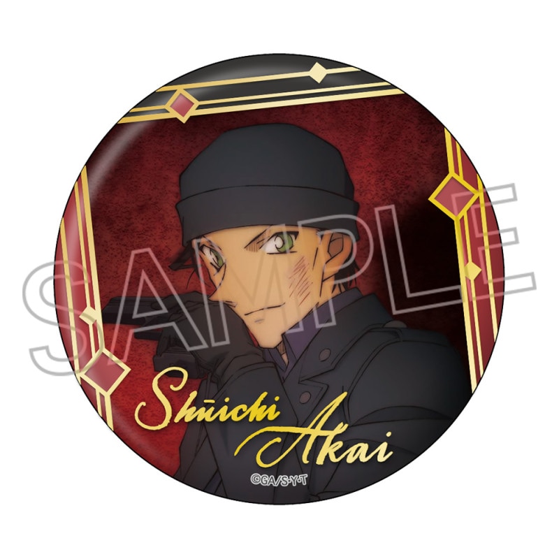 名探偵コナン メタリック缶バッジ 赤井 秀一 | 名探偵コナン