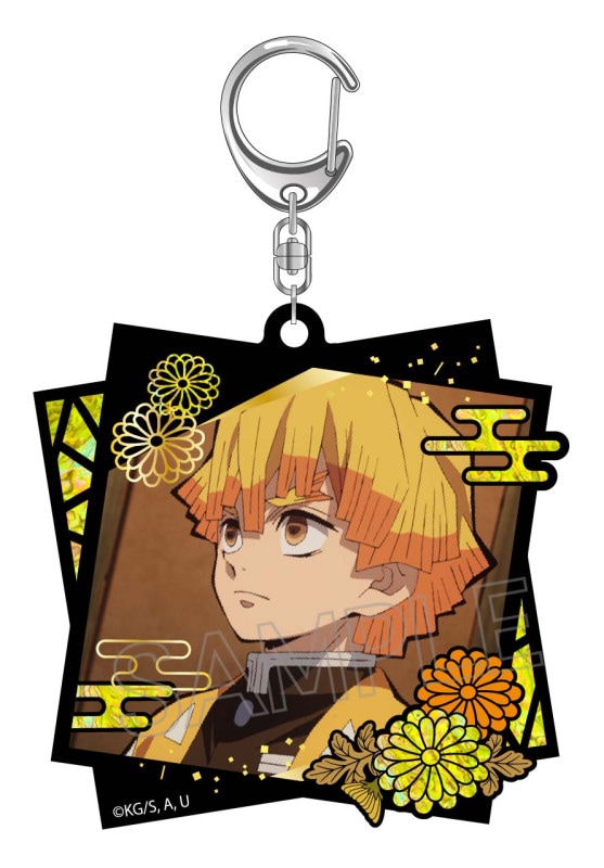 鬼滅の刃 螺鈿風シリーズ アクリルキーホルダー Vol.2 我妻善逸 | 鬼滅