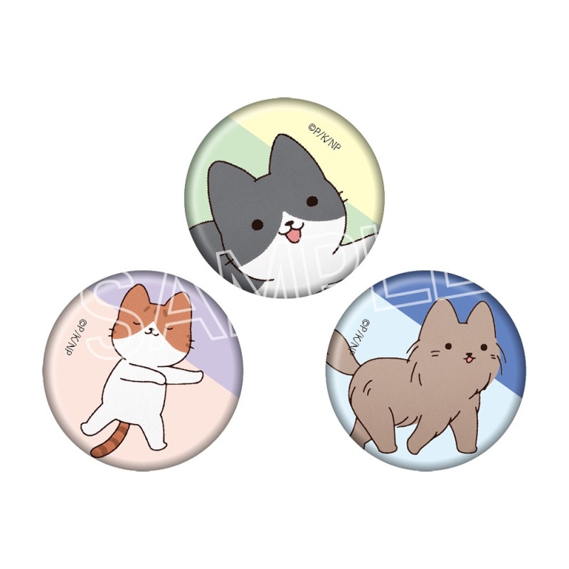 うごく！ねこむかしばなし　ミニ缶バッジセット　Cセット