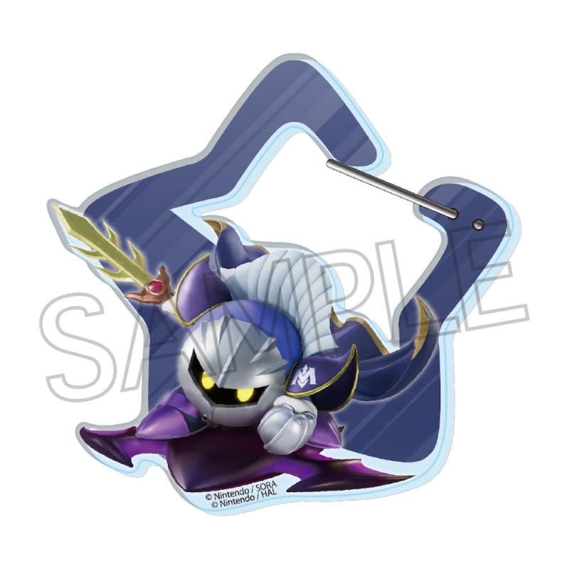 星のカービィ　カービィのエアライダー　星型カラビナ　C:メタナイト＆デビルスター