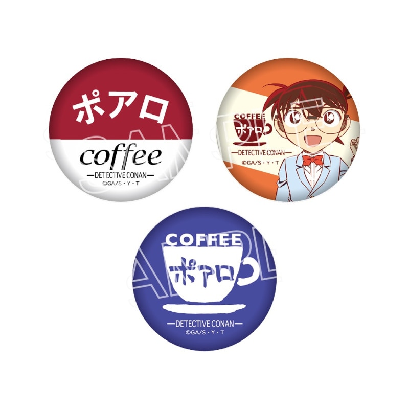 名探偵コナン 江戸川コナン 缶バッジ41個セット 名探偵コナン 喫茶ポアロシリーズ ミニ缶バッジセット vol.2 江戸川