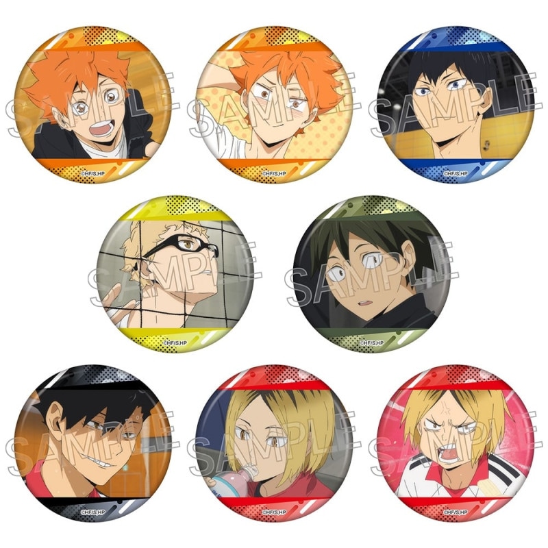ハイキュー 缶バッジ 白十字 アニメ「ハイキュー!!」×白十字「キズ処置