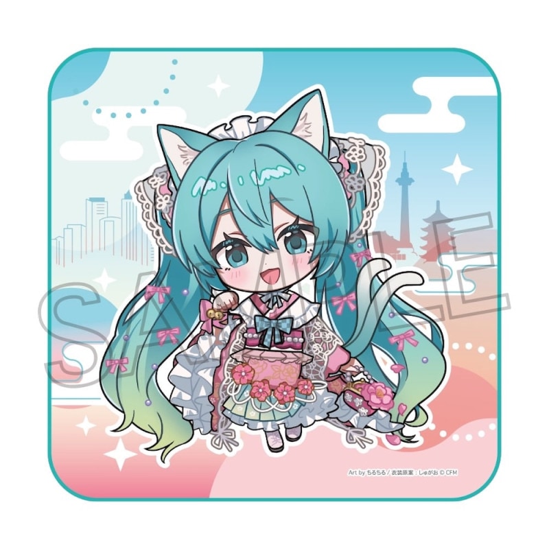 初音ミク　百鬼夜行 -街道さんぽ- ミニタオル　初音ミク