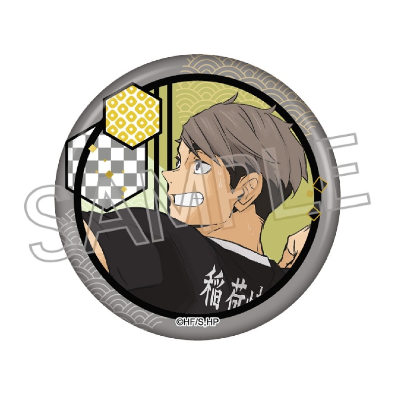 宮治 和紙風缶バッジ ハイキュー ハイキュー!! 切り絵シリーズVol.7 和紙風缶バッジ 宮 治 | ハイキュー