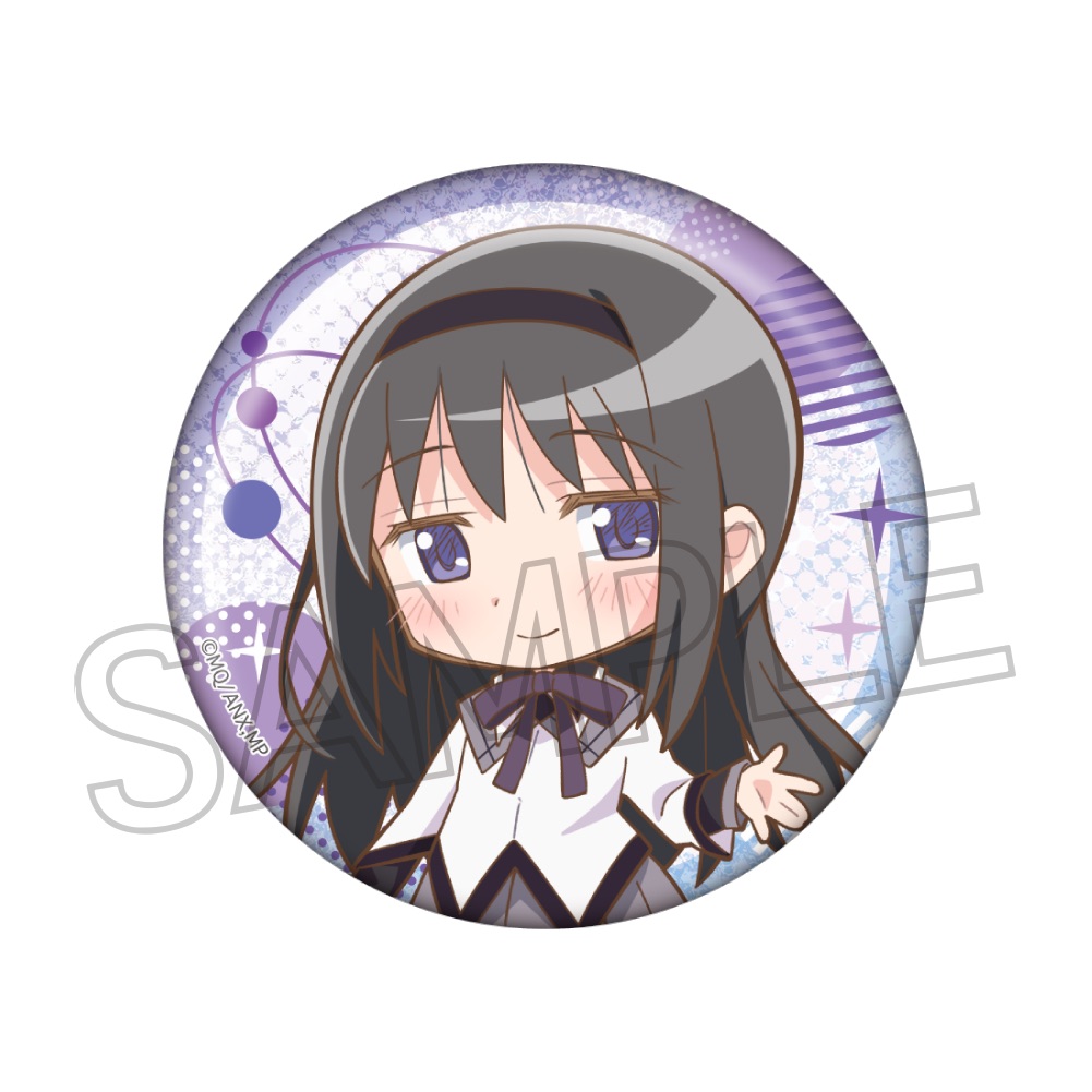 魔法少女まどか☆マギカ デフォルメ グリッター缶バッジ BOX（5個入