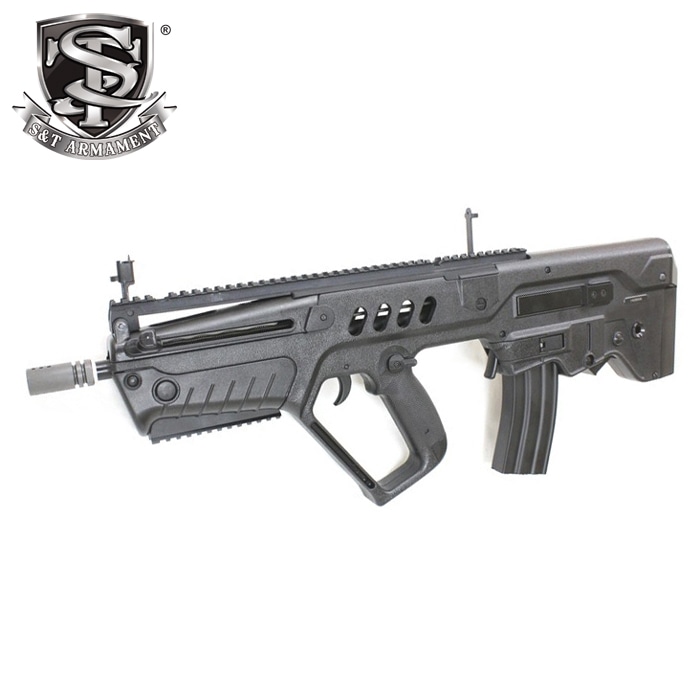 S＆T TAVOR SAR FLAT TOP PRO Ver. ショートバレル / S&T T21 SAR Flat Top Pro Short-barrel EBB