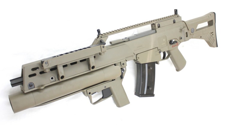 S＆T G36KE IDZ 電動ブローバック （グレネードランチャーセット）FlatDarkEarth