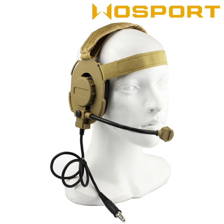 WOSPORT Bowman Evo3タイプ ヘッドセット TAN