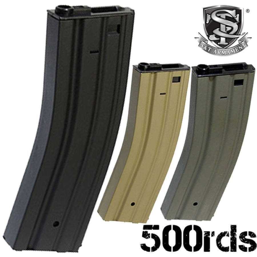 S&T M4/M16用 500連 ロングマガジン