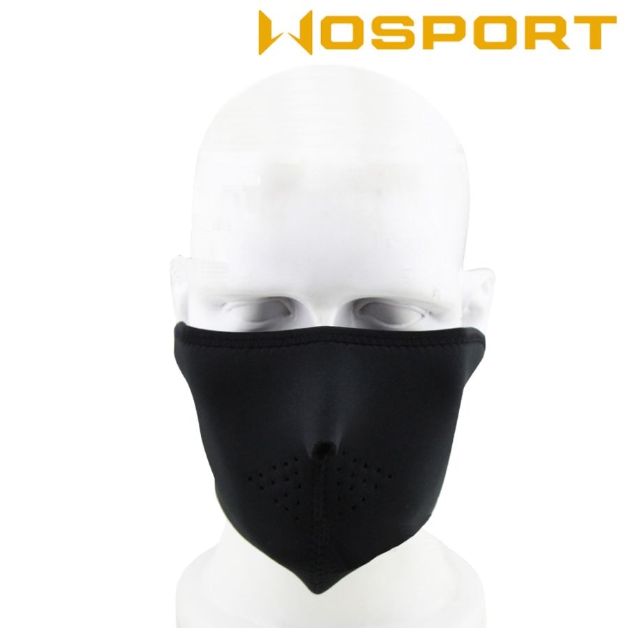 WOSPORT ハーフマスク Black