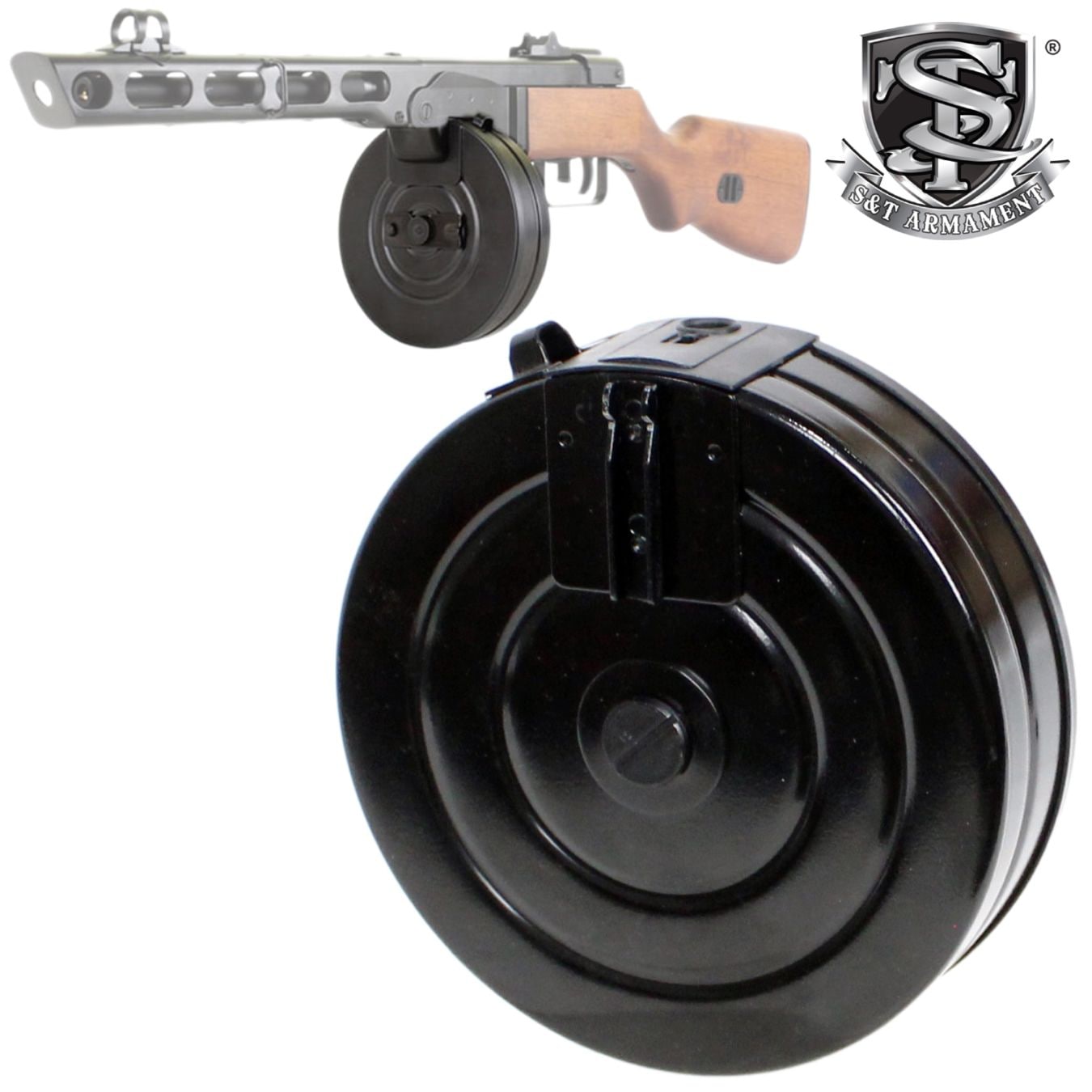 S&T製ppsh-41専用2000連ドラムマガジン未使用品 S＆T 電動PPSH-41専用 2000連ドラムマガジン | All Items / 全