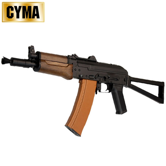 CYMA AKS-74UN 電動ガン / CYMA AKS74U Airsoft AEG Rifle with Imitation Wood Furniture