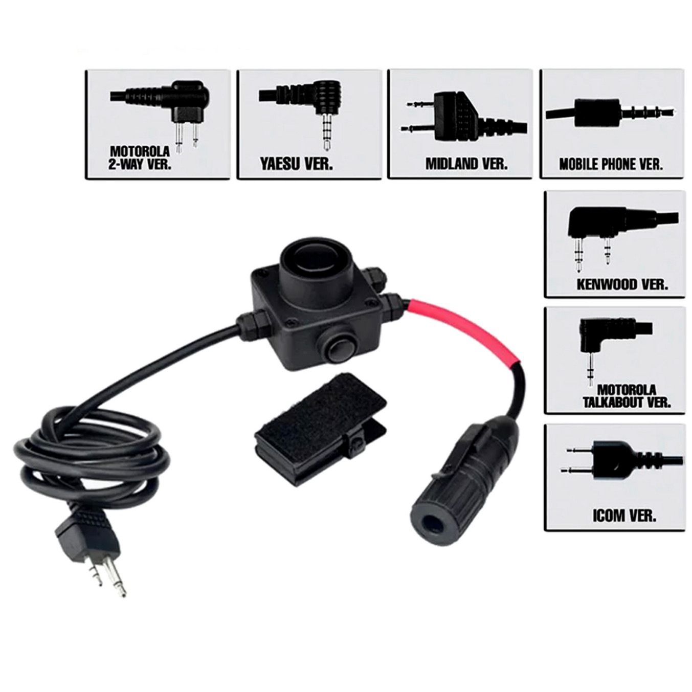 Element Z-TAC COMBATタイプ PTTスイッチ KENWOOD用