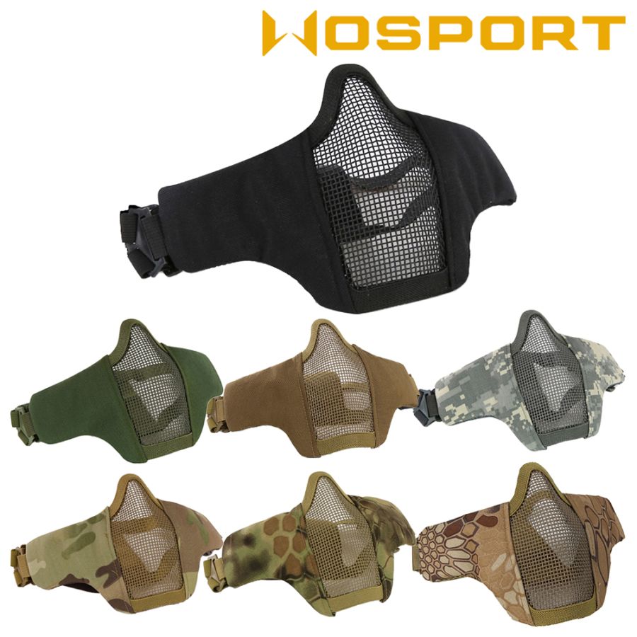 WOSPORT V1タイプ メッシュマスク ナイロンチーク