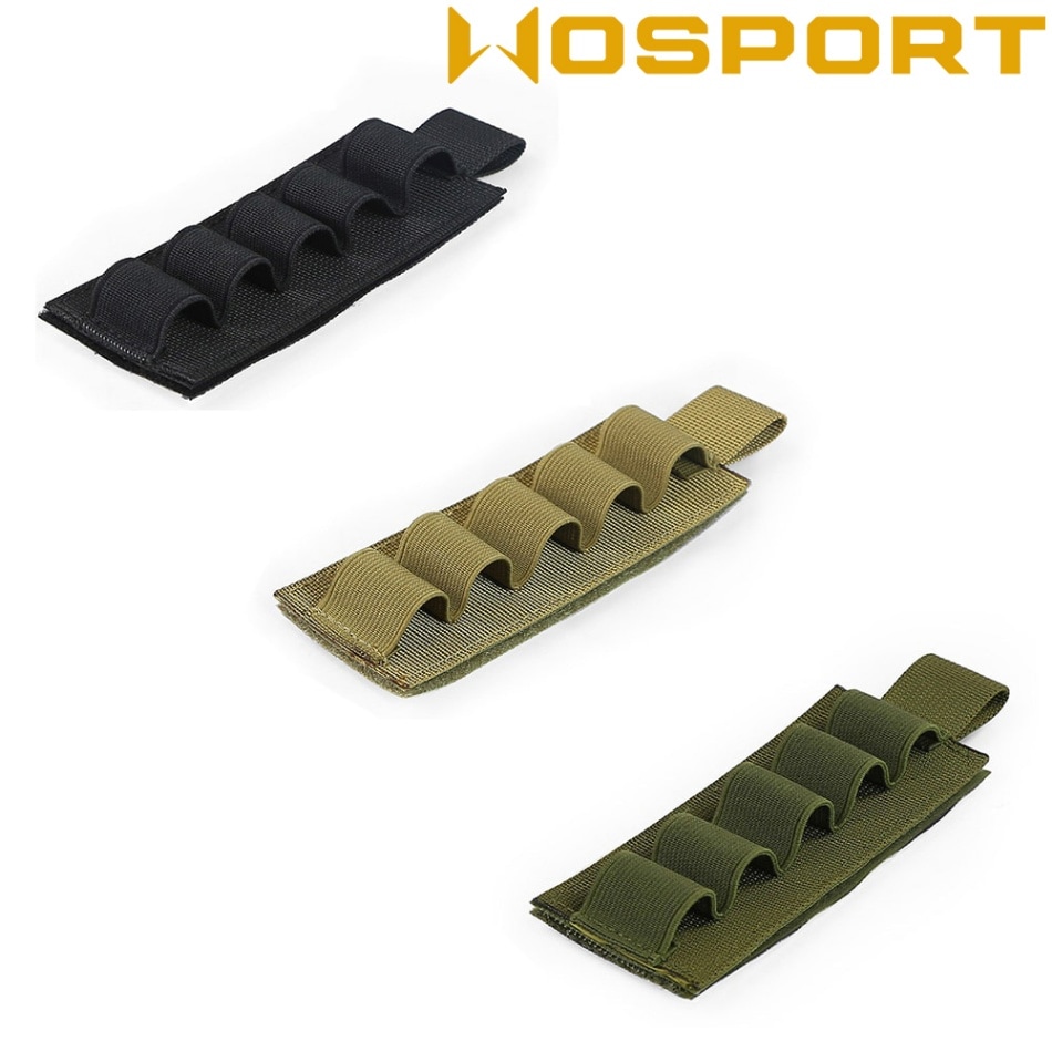 WOSPORT べルクロ付 ショットシェルホルダー