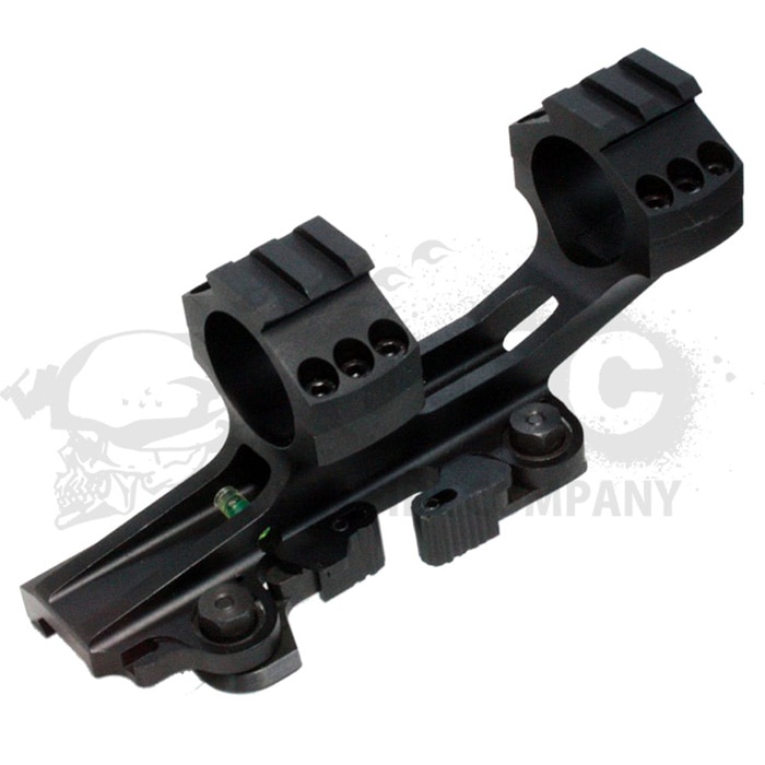 Larueタイプ 1inch/30mm QDスコープマウント キャンティ Black