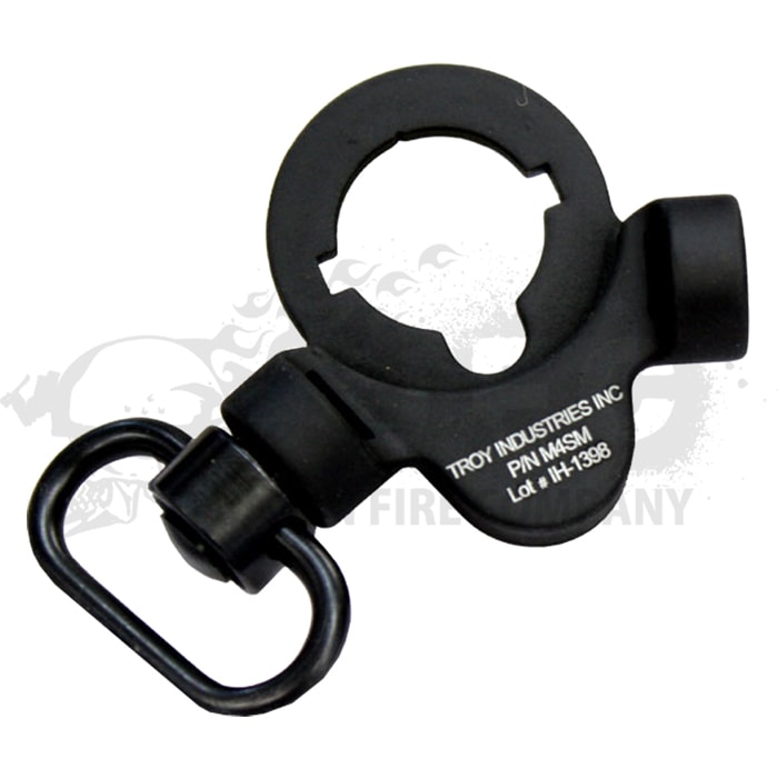 CYMA TROYタイプ M4AEG用ストックパイプスイべルアダプター Black