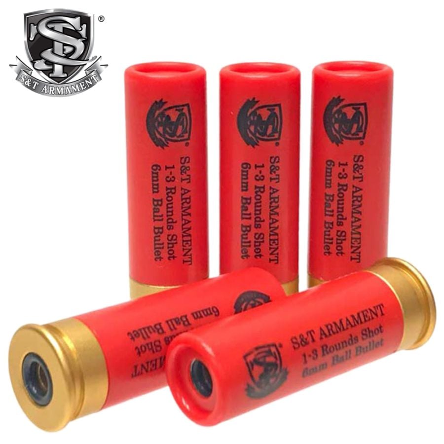 【7月末入荷予定 予約商品】S＆T ウィンチェスター M1887用 ショットシェル Red 5Pcs