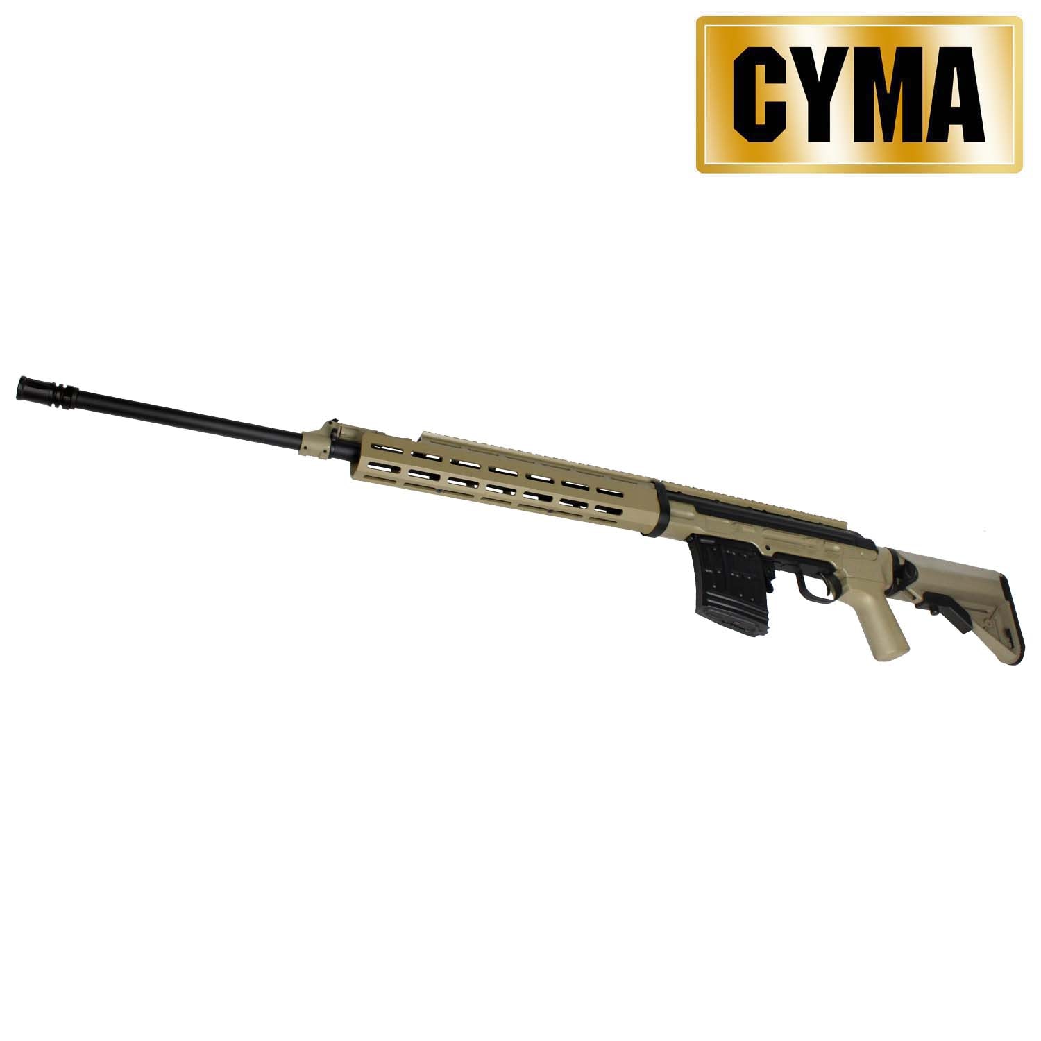 CYMA ドラグノフ SAG SVD MLOK フルメタル電動ガン TAN