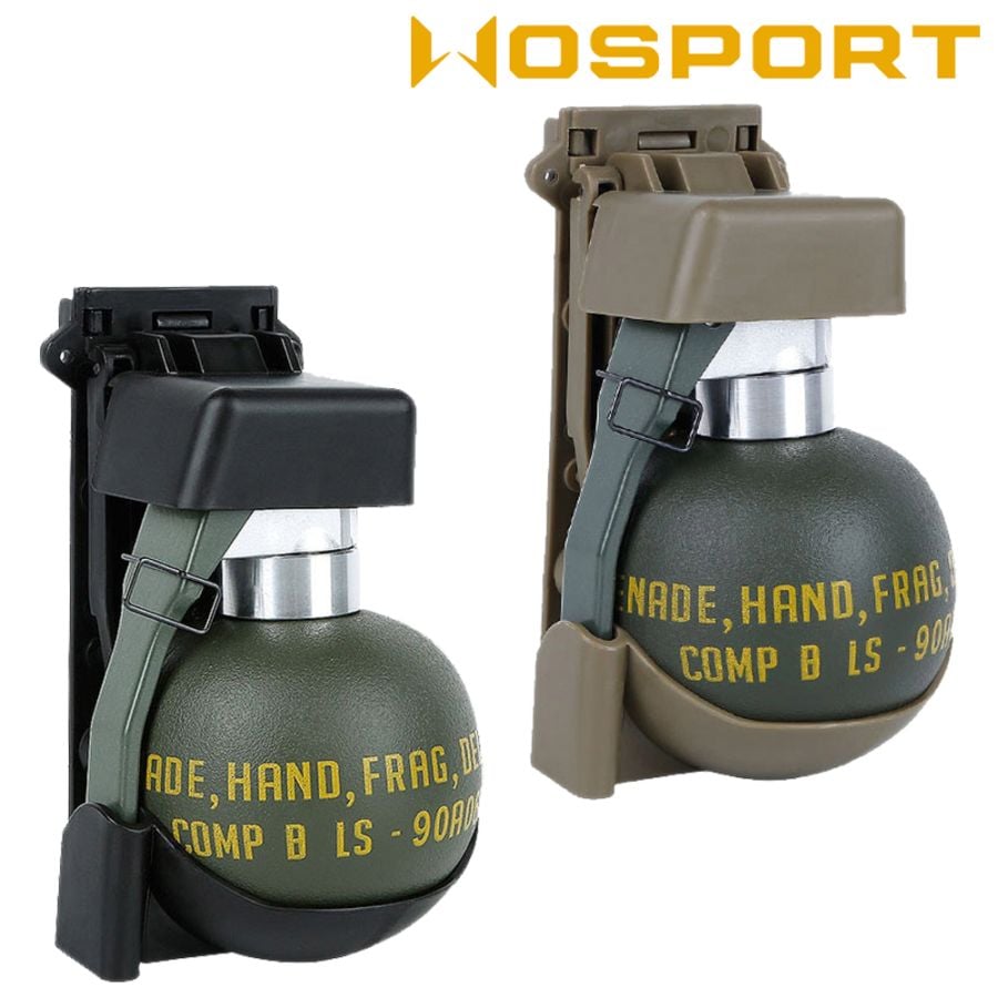 WOSPORT M67タイプ ダミーグレネード ホルダーセット