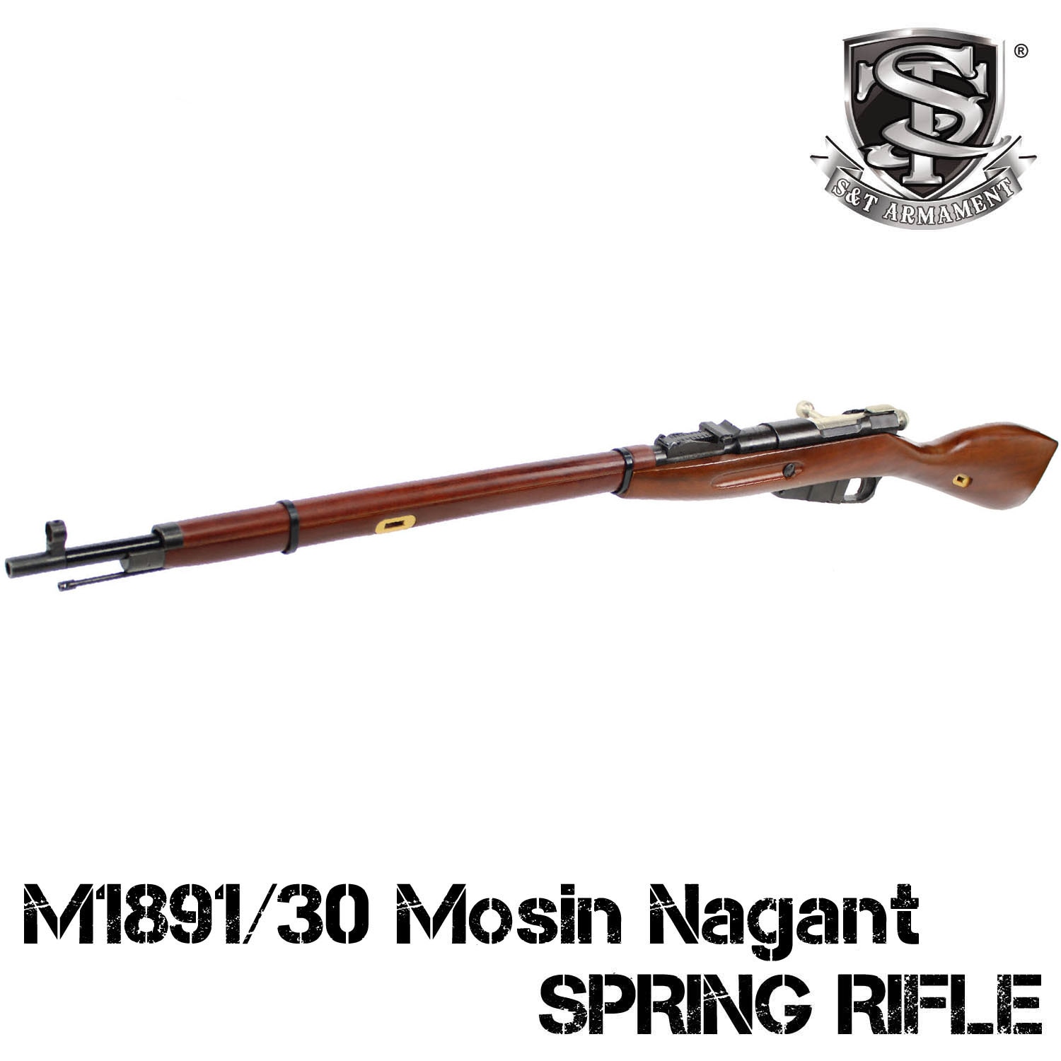 S＆T M1891/30 Mosin Nagant(モシンナガン) エアーコッキングライフル RW / M1891/30 Mosin Nagant Spring Rifle RealWood