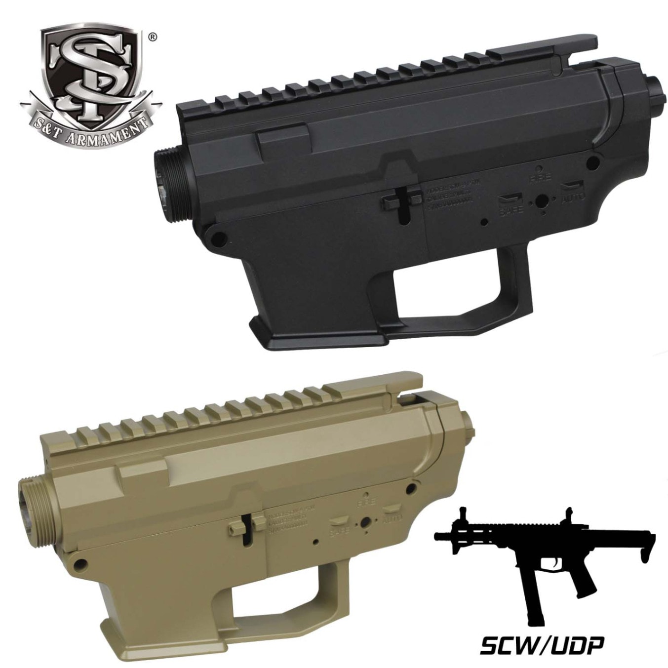 S＆T ANGSTADT ARMS SCW/UDP G3 AEG用メタルフレーム / S&T ANGSTADT ARMS MetalFrame for SCW/UDP G3 AEG