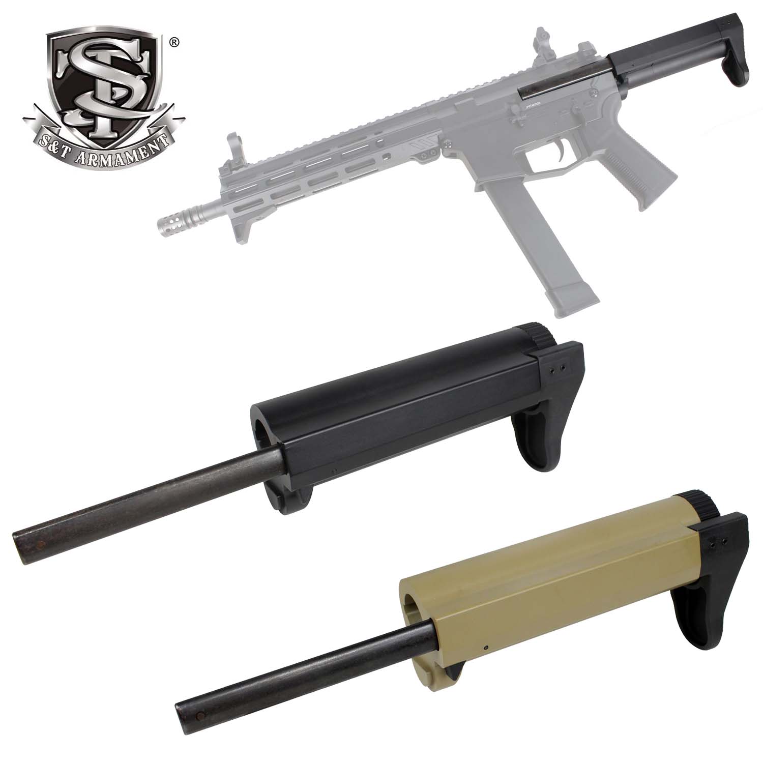 S＆T ANGSTADT ARMS UDPタイプ バッテリーストレージストック / S&T ANGSTADT ARMS UDP Stock