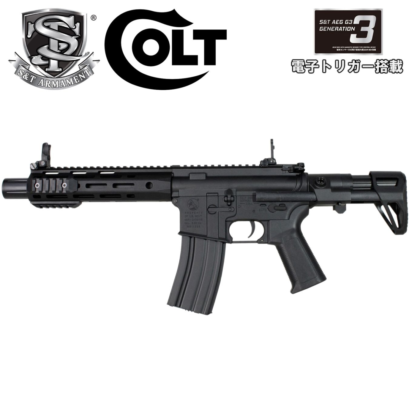 S&T M4 URX4 M-LOK SD PDW-M チャレンジャーライン G3電動ガン